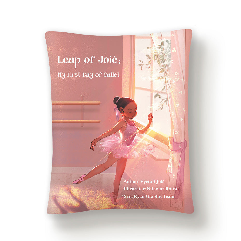 Leap of Joié Book Cover Pillow
