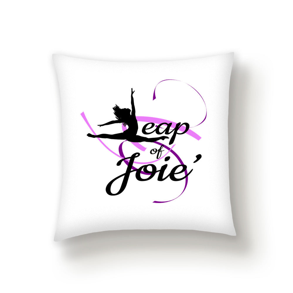Leap of Joié Logo Pillow