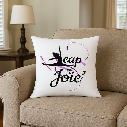 Leap of Joié Logo Pillow