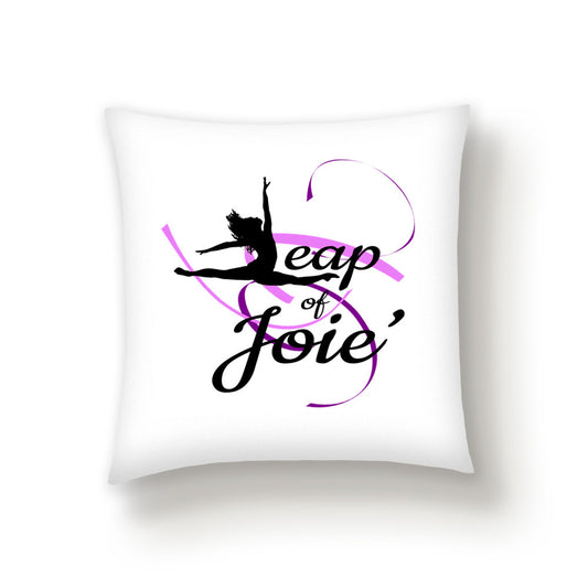 Leap of Joié Logo Pillow